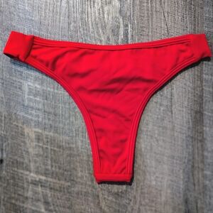 Red Bikini Thong Bottom